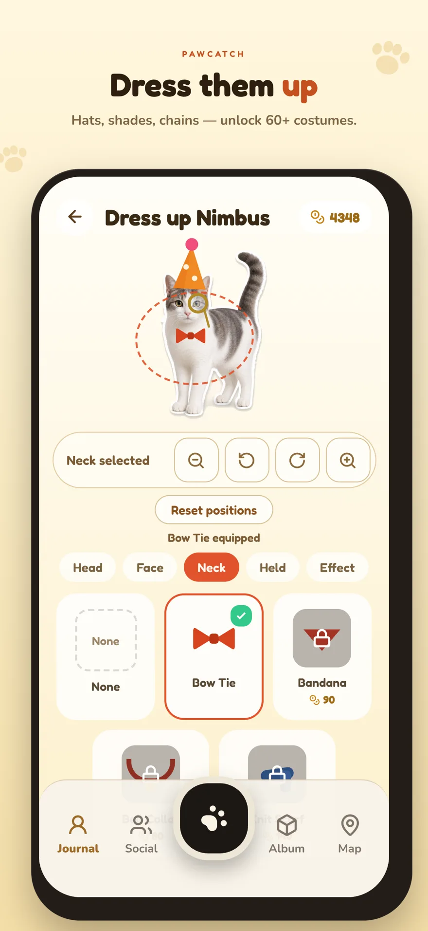 Screenshot: Dress them up