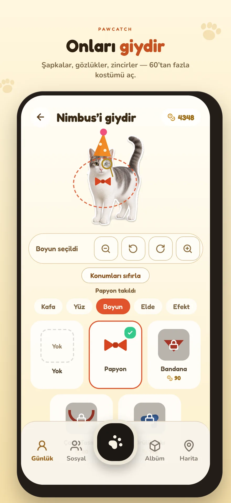 Ekran görüntüsü: Süsle onları